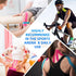 Kinesiology Tape Precut Strips - 4 Rolls Precut Muscle Support & Pain Relief Sport Tape, Waterproof & Breathable