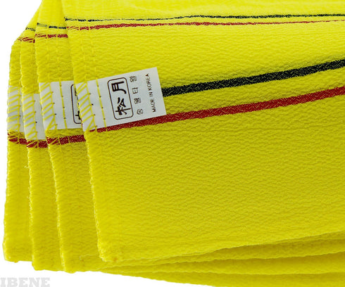 Soft 9" Korean Beauty Skin Exfoliating Bath Scrub Gloves, 4pcs