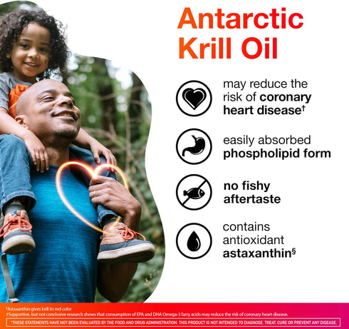 MegaRed Omega-3 Krill Oil, 350mg Softgels (130 Count), EPA & DHA with Antioxidant Astaxanthin