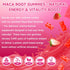 Gummies 60 Count Maca Root for Women & Men, Organic Maca Root Supplement with Ashwagandha for Energy & Strength