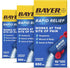 Bayer New Rapid Relief Powder Packs with Aspirin & Caffeine, Fast Acting Pain Relief, Raspberry Flavor