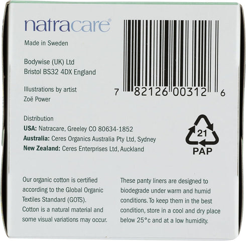 Natracare Normal Panty Liners - Eco-Friendly Protection