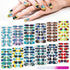 Maitys 168 Pcs Nail Stickers, 12 Sheets Full Wrap Polish Strips, Glitter Self Adhesive DIY Gel Nail Decals with 1