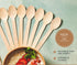 KRUM Disposable Wooden Spoon, 16 cms/6.4 Inch Length, Pack of 100