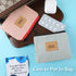 Minatee 2 Packet, 4.7 3.6 Inch Pcs Birth Control Pill x Canvas Wallet Pill Holder Sleeve Pouch with Zipper for Card