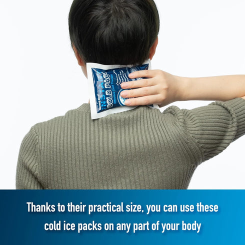 General Medi Instant Ice Cold Pack, 25 Packs Disposable Cold Therapy Ice Packs for Pain Relief, Swelling, Inflammation