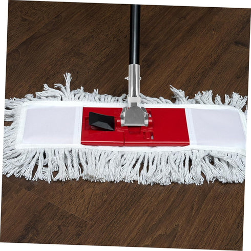 Mop Stick Clip for Floor Cleaning - Replacement Rod Clip for Mop Pole, Stainless Steel Lengthen Mop Head