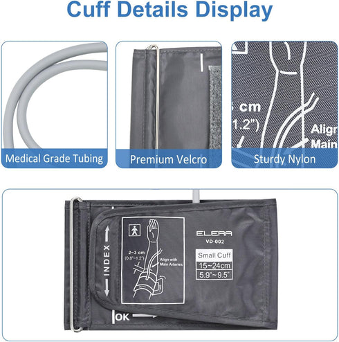 Pediatric Blood Pressure Cuff for Kids & Women, Small Child BP Cuff (5.9-9.5 Inch), Compatible with Most Monitors