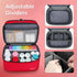 Mancro Dual Layers Medicine Organizer Bag, Pill Bottle Organizer Storage with Lockable Zipper, Medication Travel Bag