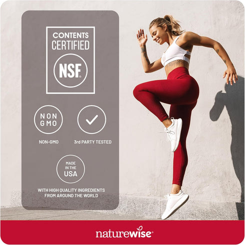 NatureWise CoQ10 200mg Softgels, High Absorption Coenzyme Q10 with BioPerine - Antioxidant for Heart Health + Cellular