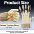 Traction Exercise Glove, Finger Flexion Deluxe Handed Exercise Glove for Increasing Strength, Small/Medium