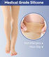 Thigh High Compression Stockings, Toeless Unisex, KEKING 15-20mmHg Graduated Compression Leg Support