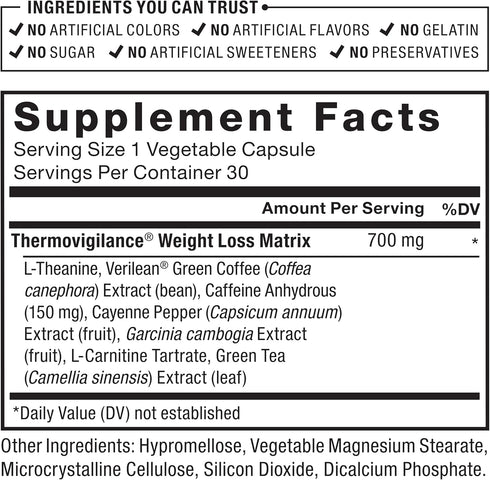 FORCE FACTOR LeanFire Pre Workout Energy Pills, 3-Pack with Green Tea Extract and Caffeine, 90 Capsules
