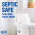 Scott ComfortPlus Toilet Paper - 12 Double Rolls, 231 Sheets per Roll, Septic-Safe, 1-Ply
