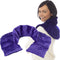 SunnyBay Microwave Heating Pad - Microwavable Neck and Shoulder Wrap for Upper Back Pain Relief, Purple