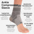 Zensah Ankle Support - Compression Ankle Brace - Running, Soccer, Sports - Ankle Sleeve Helps Sprains, Tendonitis, Pain