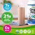 Orgain Organic Vegan Protein Powder, Cookies & Cream - 21g Plant Based Protein, Low Net Carb, 2.03 lb