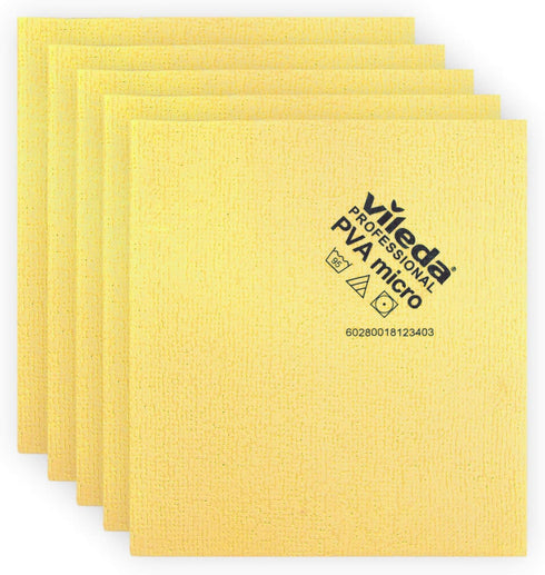 Vileda Professional | PVA Microfiber Cloth | All Purpose Cleaning Shammy | Shiny