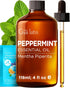 Set Set 2x4 Oz Frankincense Oil for Skin & Peppermint Essential Oil for Diffuser - Aromatherapy Grade Essential Oils