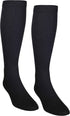 NuVein Compression Socks, Black, Small, 15-20 mmHg Support, Knee High, Closed Toe, Padded Cushion Foot for Men