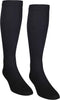 NuVein Compression Socks - 15-20 mmHg Support for Men, Knee High, Closed Toe, Black, Medium