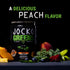 Jocko Fuel Greens Powder (Peach Flavor), Organic Greens & Superfood Powder for Healthy Green Juice, 30 Servings