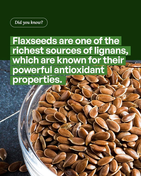 Lignans For Life Flaxseed Lignans for Dogs & People - 90 Capsules, 35mg Immune Support, Nutritional Flaxseed
