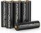 POWEROWL Goldtop Rechargeable AA Batteries PRO, High Capacity 2800mAh, Premium NiMH (8 Count)