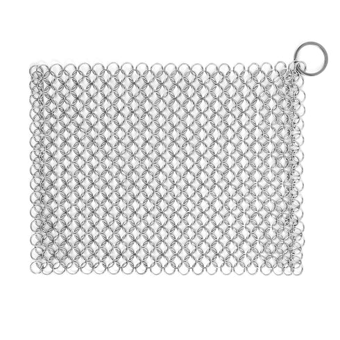 Outset Chain Mail Cast Iron Cleaner and Scrubber Tool