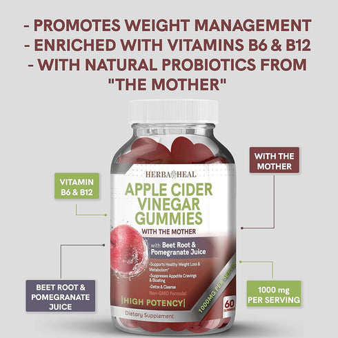 Gummies Gummies Gummies Apple Cider Vinegar for Weight Loss Apple Cider Vinegar with Mother Keto ACV Belly Fat Burner