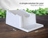 Skywin Versatile Laundry Detergent Stand, White - Liquid Holder and Organizer for Laundry Room