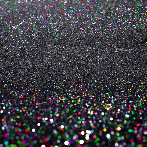 Hemway Premium Ultra Sparkle Glitter, Multi Purpose Metallic Flake for Arts Crafts, Nails, Cosmetics, Black