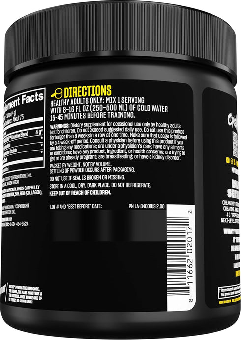 Mutant Creakong Advanced Creatine Supplement Powder - Creatine Blend, 300 g - 10.6 Ounce