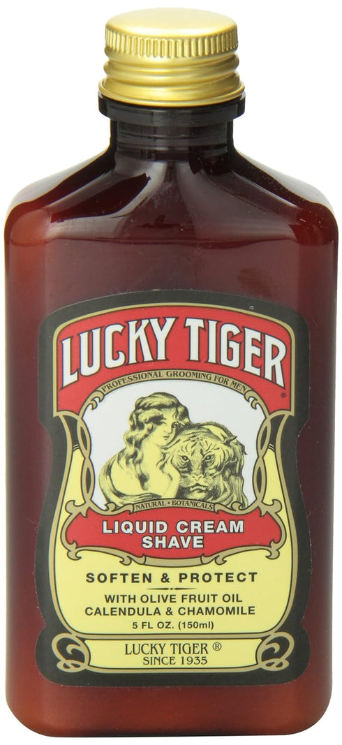 Lucky Tiger Liquid Cream Shave, 5 Oz