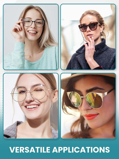 SPORTS WORLD VISION Glasses Nose Pads Premium Quality Soft Silicone A-Shape Nose Pads 15mm Screw-in Cushions