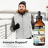 BIO KRAUTER 6-in-1 Mushrooms Supplement - Liquid Extract of Lions Mane, Shiitake, Turkey Tail, Cordyceps, Reishi &