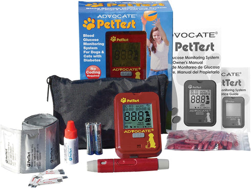 PetTest Control Solution for Blood Glucose Test Meter | 4ml Bottle for Diabetic PetTest Monitor