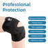 Knee Brace for Women & Men, Breathable Compression Support with Side Stabilizers for Knee Pain Relief (Black, Large)