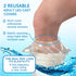 100% Waterproof Cast Covers for Shower Leg - Reusable Adult 2pk Half Leg Cast Protectors - Knee, Ankle, Foot
