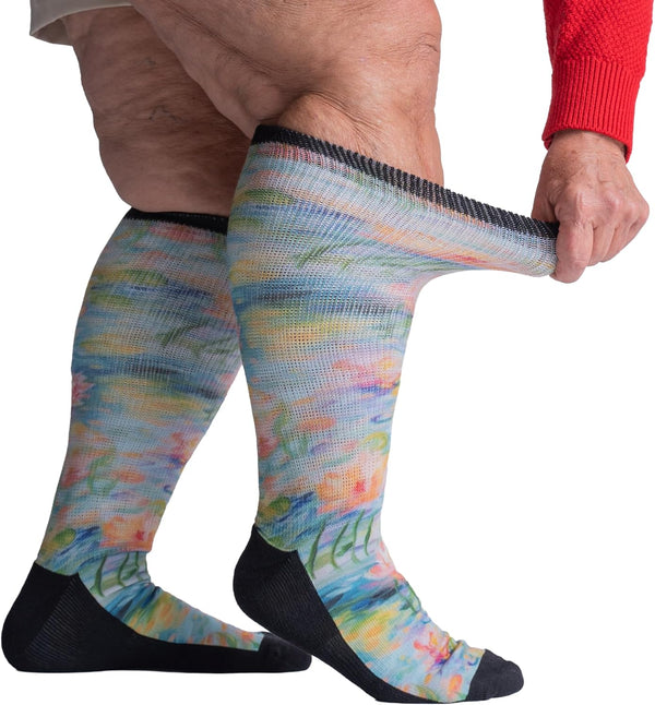 Viasox EasyStretch Diabetic Socks for Men & Women, Non Binding, Seamless Toe,