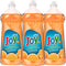 JOY Ultra Orange Dishwashing Liquid Soap, Grease Cutting, Orange Scent, 30 fl oz (Pack of 3)