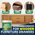 Qucship 6oz Wood Lubricant & Wax - Sliding Drawer & Door Hinge Lubricant, Restore & Maintain Wooden Slide, Paste Wax