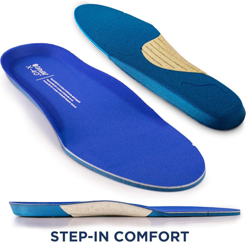 X40 Ortholite Performance Cushioning Sole Trim-to-Fit Insert - Designed for The Casual to Elite Athlete Looking