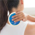 NatraCure 4" Circle Gel Ice Packs - 5 Pack, Blue, Reusable Round Cold Packs for Kids Injuries, Pain Relief