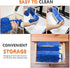 Microfiber Feather Duster, 7PCS Washable Dusters with 100" Extension Long Pole for High Ceiling Cleaning