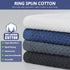 Nialnant Cotton Terry Kitchen Towels, 12 x 12 Inches, Set of 8, Super Soft and Absorbent Dish Cloths