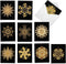 The Best Card Company - 10 Blank Note Cards Assortment (4 x 5.12 Inch) - Zen Patterns and Symbols, Bulk Boxed Set