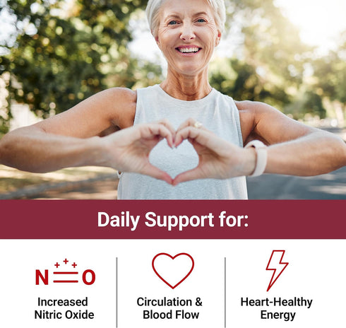 Force Factor Total Beets Blood Pressure Support Supplements, Great-Tasting Beet Powder Chewables, 60 Chews