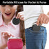 Portable Pill Case, Waterproof Single Metal Pill Organizer for Pocket Purse, Aluminium Alloy Round Container, Medium
