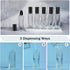 YU FENG 6 Pack Clear Glass Perfume Sprayer Bottle, 30ml Portable Fine Mist Sprayer, Empty Refillable Travel